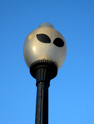 Lámpaoszlop Roswellben
