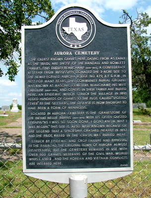 A temető felirata