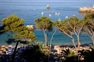 Taormina tengerpartja