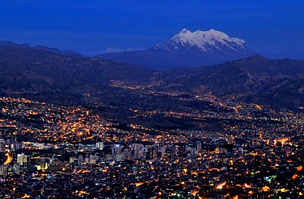 La Paz éjszaka
