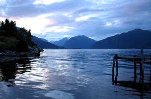 A fjord alkonyatkor