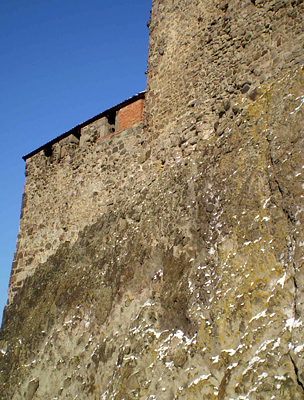 Középkori várfal