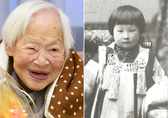 	A japán Misao Okawa évekig viselte a világ legidősebb élő embere címet. 1898. március 5-én született, és 2015. április 1-jén hunyt el, 117 éves korában. Saját bevallása szerint hosszú életének titka a sok alvás és a rendszeres halfogyasztás volt.