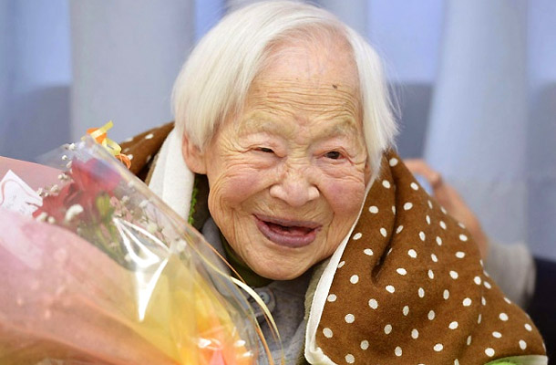 A világ jelenleg élő legidősebb embere: Okava Misao - 116 éves
