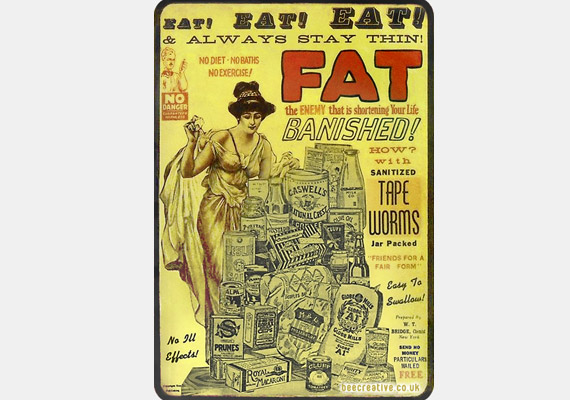 régi fogyókúrás hirdetések
