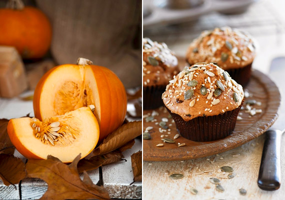 
                        	Ha egy Halloween-hangulatú uszonnára vágysz, a sütőtökös muffin kiváló választás. Annak érdekében, hogy valóban diétás legyen, teljes kiőrlésű liszttel készítsd! Íme, egy remek recept!