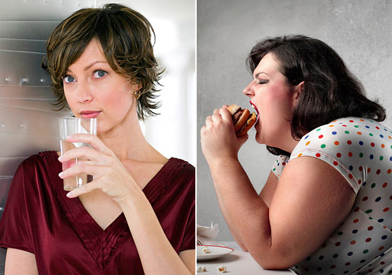 	A túlevés gyakori oka, hogy összetéveszted a szomjúságot az éhséggel. Amikor megéhezel, igyál meg egy nagy pohár vizet - könnyen lehet, hogy kiderül, nem is az éhség gyötört. Tudod, mennyi folyadékot kell innod a diéta alatt?