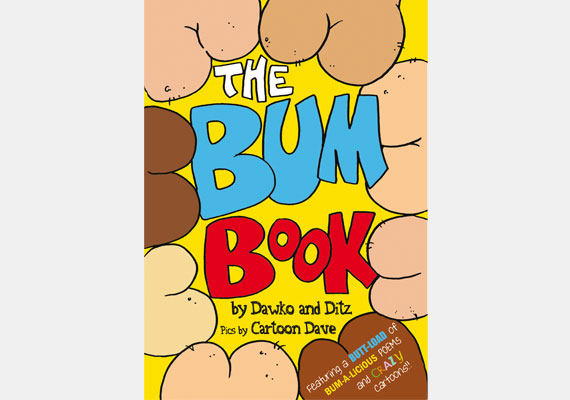 
                        	The Bum Book, vagyis A fenékkönyv - már a címe is roppant beszédes, de az esztétikus borítója pláne gusztustalan tartalmat ígér: a könyv az úgynevezett vécéhumorra épül.