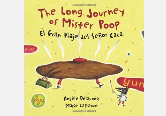 	Hasonló témát boncolgat a The Long Journey of Mr. Poop is, vagyis Mr. Kaki hosszú utazása. Ebben a könyvben egy farkas magyarázza el az emésztőrendszer működését a gyerekeknek. Tulajdonképpen a könyv hasznos.