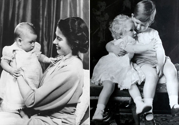 	A bal oldali képen már Károly herceggel látható, a jobb oldalin pedig Károly öleli magához testvérét, Anna hercegnőt.