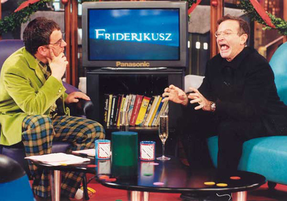 
                        	Robin Williams, a vígjátékok koronázatlan királya a magyar közönséget is szórakoztatta.