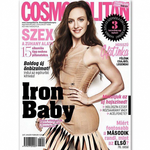 
                        	Hosszú Katinkát tette címlapjára a magyar Cosmopolitan - a jövő évi első, január-februári lapszámot díszíti az Iron Lady.