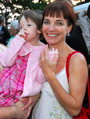 Kováts Adél és lánya 2006-ban