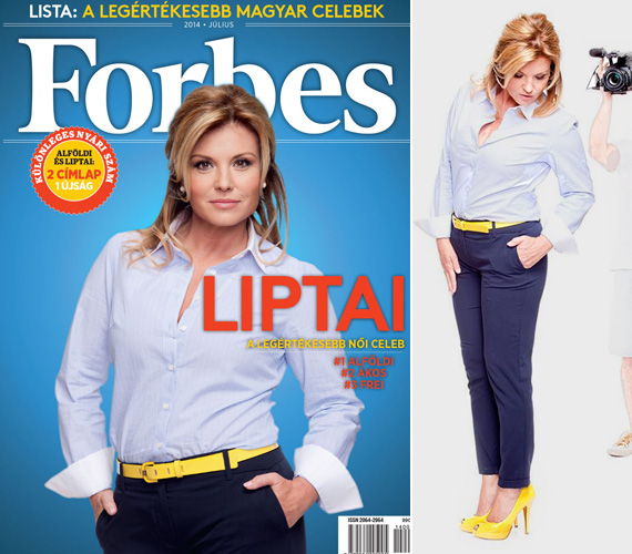 
                        	A Forbes magyar kiadása júliusban kétfajta borítóval jelenik meg - az egyiken Alföldi Róbert, a legértékesebb férfi, a másikon Liptai Claudia, a  legértékesebb női celeb szerepel.