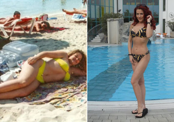 	Madár Vera 15 éves volt, amikor a bal oldali bikinis fotó készült róla. Pár éve a Fem3 Cafénak elmondta, túlfejlett gyerek volt, ami miatt 10 évvel idősebbnek nézett ki akkoriban. Most azonban akár pár évet le is tagadhat korából friss bikinis fotója láttán.