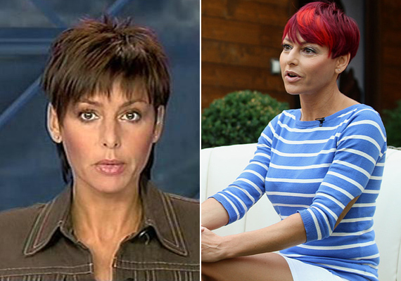	Az RTL Klub híradósa, Erős Antónia eleinte barna hajjal szerepelt a képernyőn, csak később vált védjegyévé a vörös hajszín és annak különböző árnyalatai. Előfordult, hogy a még pirosra színezett tincsek is feltűntek hajában.
