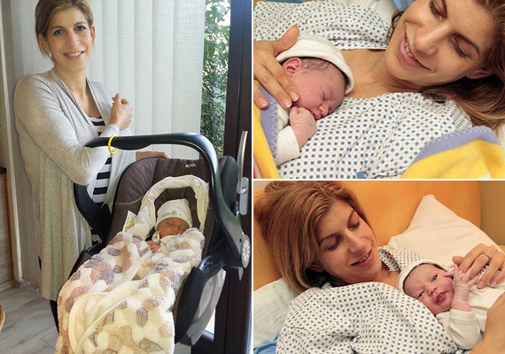 	Béres Alexandra második kislányát, Flórát 2014. október 9-én hozta világra. A kicsi - ötéves nővéréhez, Pannához hasonlóan - lombikprogram segítségével fogant.