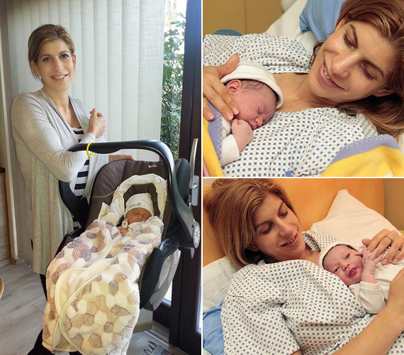	Béres Alexandra október 9-én hozta világra a kis Flórát, és már aznap meg is mutatta a Facebook-oldalán. A kicsi 3400 grammal született, és csakúgy, mint nővére, az ötéves Panna, lombikprogram segítségével fogant.