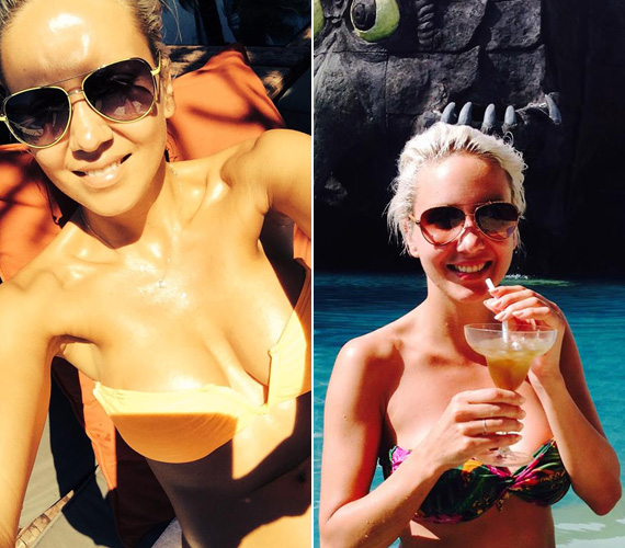 
                        	Kapócs Zsóka színésznő Baliról küldte a bal oldali merész bikinis szelfit - elképzelhető, hogy a színésznő legközelebb Ausztráliából posztol valamit, mert gondolkodik rajta, hogy oda is "átugrik".