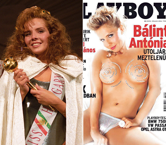 	Bálint Antónia 1991-ben volt Magyarország szépe - bár akkor nagy port kavart, hogy kiderült, aktfotói készültek a verseny előtt, így megfosztották koronájától. A műsorvezetőként és időjósként is feltűnő szépségkirálynő több alkalommal is meztelenkedett férfimagazinoknak, utoljára 2005 májusában vetkőzött a Playboynak, azóta inkább pikáns fotókat vállal, illetve a közösségi oldalán posztol magáról képeket. Tavaly életrajzi könyve jelent meg A királynő meztelen címmel.