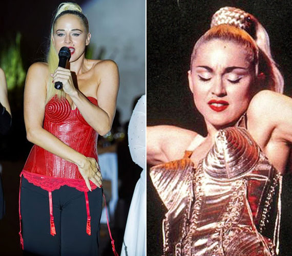 
                        	Lakatos Márk öltözteti a filmben a szereplőket. Ónodi Eszter egyik szexi kreációját kétség kívül Madonna ihlette, aki annak idején ezzel az öltözettel nagy botrányt okozott.