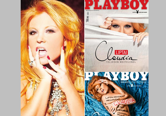 
                        	Liptai Claudia 2009 októberében dobta le ruháit, és állt a kamerák elé, hogy ő lehessen a Playboy magazin címlaplánya. Az itt látható képek a borítóra készültek, a belső oldalakon megjelent fotók pedig már nem sokat bíztak a képzeletre.