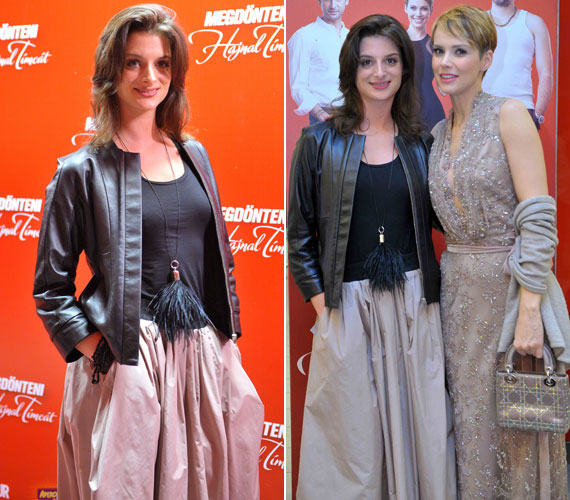 	Jordán Adél színésznő a vagány vonalat képviselte öltözködésével.