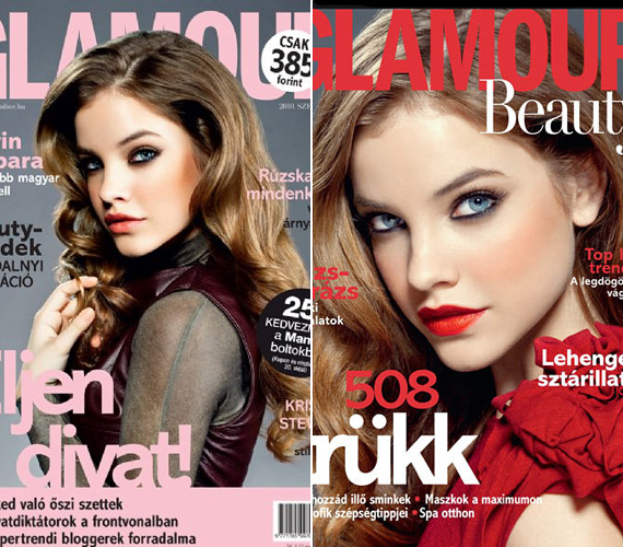
                        	A Glamour magyar kiadása már többször is címlapra tette a fiatal modellt, 2010. szeptemberi és a Beauty tematikus szám borítóján is ő szerepelt.