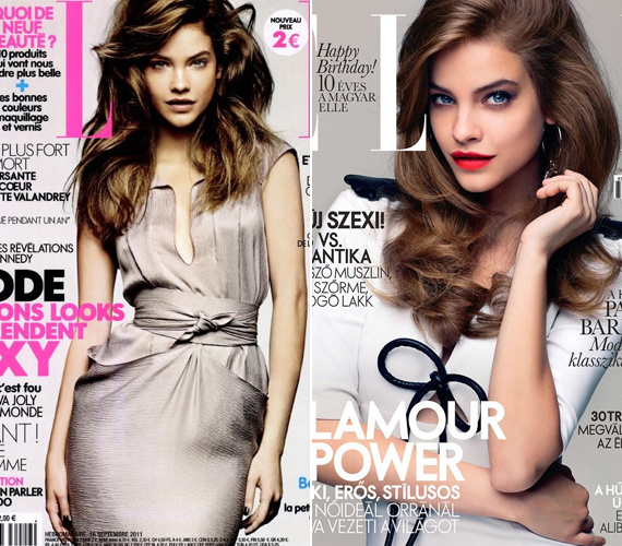 
                        	A francia és a magyar Elle is felfedezte Barbi szépségét, előbbi az idei szeptemberi, utóbbi a novemberi szám elejére kérte fel címlaplánynak.