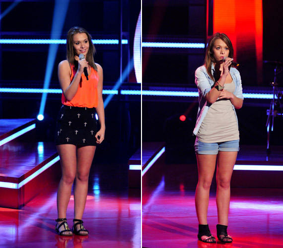 	Szécsi Böbe és Saci a 16 éves ikrek a Voice első évadában kerültek be.