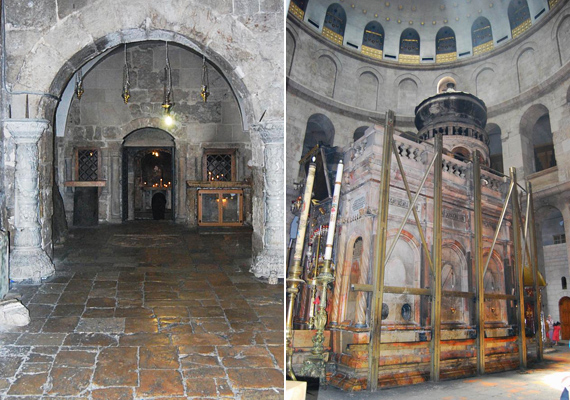 	A Szent Sír-bazilika az egyik leglátogatottabb zarándokhely Jeruzsálemben, hiszen itt található Jézus síremléke, valamint a börtön is, ahol elítélése előtt raboskodott. Nézd körbe virtuálisan!
