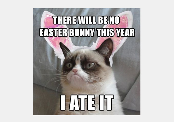 	- Idén nem jön a húsvéti nyúl...megettem.