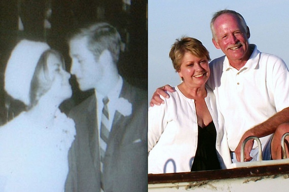 	Dave és Barbara 47 éve gyönyörű fiatal párként, és napjainkban, sok-sok közös emlék birtokában még mindig együtt és boldogan.