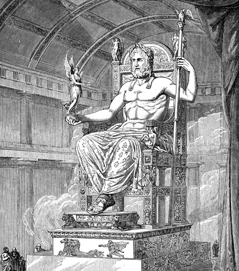 ZeuszOlimpia templomának legendás, 13 méter magas Zeusz szobra azért jelentős, mert az addigi hagyományoktól eltérően nem egy hatalmas, haragvó istent ábrázolt. Pheidiasz szobra a görög ideálnak megfelelően szép, kidolgozott izomzattal, biztonságot sugározva trónolt templomában.Kapcsolódó cikk:Melyik istennő lakik benned? - Születésnapod elárulja! »