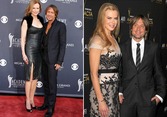 	Nicole Kidman és a nálánál jóval alacsonyabb Keith Urban ausztrál countryénekes közt nem kis magasságkülönbség van, de ez sem őket, sem rajongóikat nem zavarja.