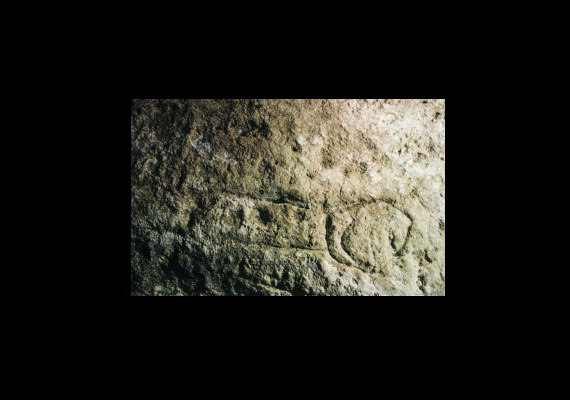 	Ezt a fallikus ábrát a franciaországi Fronsac-barlang falán fedezték fel.