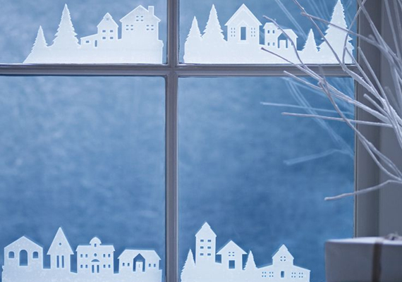 	Ablakmatricával varázslatos téli tájképet eleveníthetsz meg az ablakon. Ha nem bízol a kézügyességedben, vehetsz kész mintájút is.