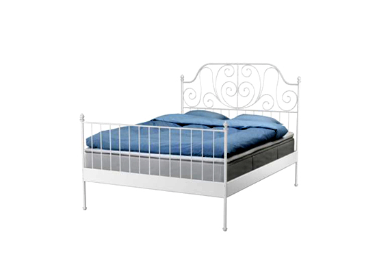 
                        	Az IKEA Leirvik nevű ágykeretével romantikus hangulatot teremthetsz a hálószobában. A fehér csoda 29 900 forintért kapható.