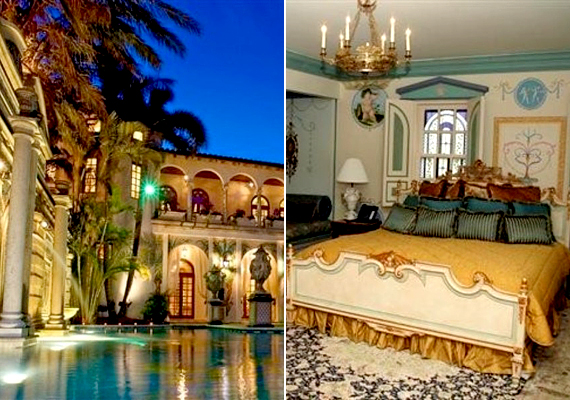 
                        	A floridai Casa Casuarina 125 millió dollárt ér 11 fürdőszobájával, tíz hálószobájával, hatalmas medencéjével és csillagvizsgálójával. Korábban Gianni Versace is a tulajdonosai között szerepelt.