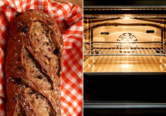 
                        	Ha megmaradt a kenyér, de kissé kiszáradt, semmiképp se vegyél helyette újat, felfrissítheted ugyanis, ha kissé nedves konyharuhába csavarod, majd a sütőben átsütöd egy kicsit.