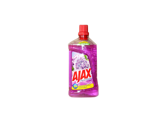 	Az Ajax felmosófolyadéka univerzális tisztítószernek számít.
