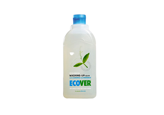 
                        	Az Ecover kamillás-körömvirágos mosogatószere antiallergén és környezetkímélő háztartási szer. Természetes gyógynövénykivonatokat tartalmaz.