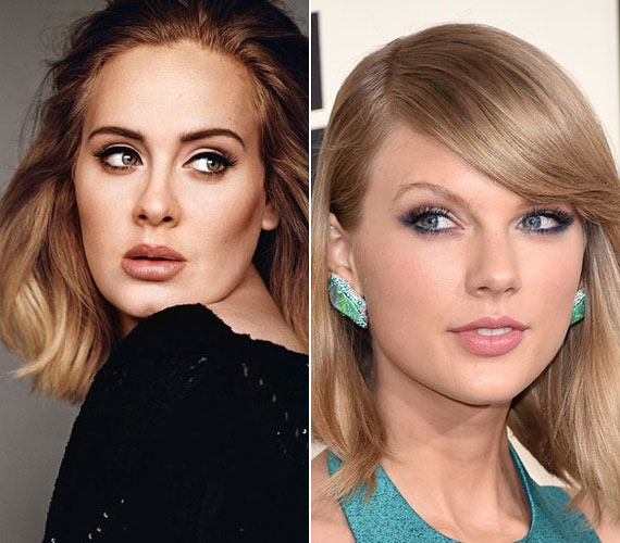 
                        	Adele és Taylor Swift 1988-ban születtek. A brit énekesnő mindig is érettebbnek tűnt a koránál.