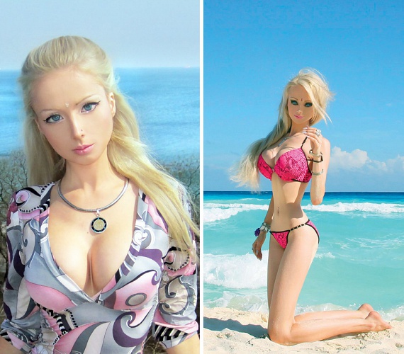 
                        	A 30 éves modellt, Valeria Lukyanovát manapság már csak az élő Barbie babaként emlegeti a sajtó, ugyanis Lukyanova műtétek sorozatával a műanyag játék ijesztő hasonmásává tette magát. A modell a fotók többségén rengeteg sminkkel és természetes zöld szeme színét eltakaró kék kontaktlencsékkel éri el a Barbie-szerű hatást.
                        	Lukyanova ugyan bevallotta, a mellei plasztikai műtét eredményeként érték el jelenlegi méretüket, mást azonban nem változtattak a sebészek az alakján. Az kizárólag egy nagyon durva étrend és rengeteg edzés eredménye.