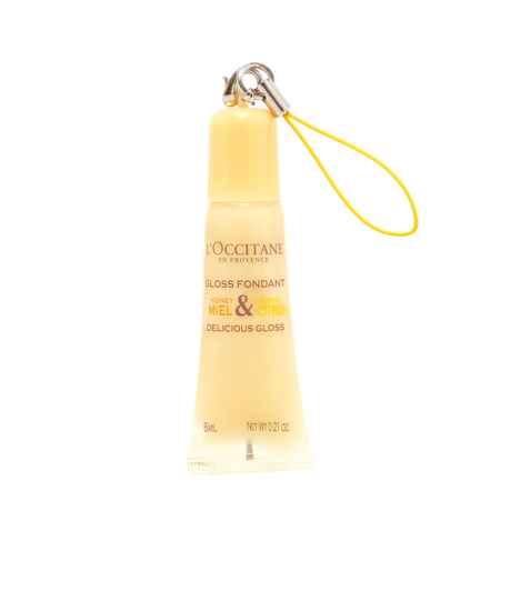 L'occitaneIsteni citromos-mézes illatú szájfény, melyet - társához hasonlóan - a mobilodra is tehetsz. Színt nem, de annál nagyobb fényt ad az ajkaknak.Ára 3190 forint.
