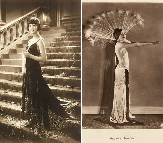 
                        	Az 1910-es években egyre divatosabb lett a fiús, karcsú testalkat, a hátkivágásos ruha pedig azóta is divatban van.