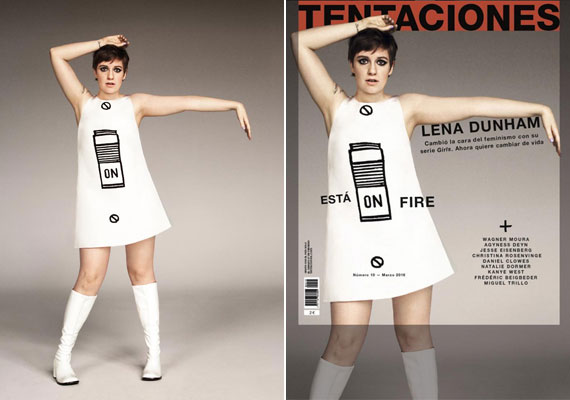 
                        	Lena Dunham egy spanyol magazin fotója miatt borult ki. Mint írta, soha nem nézett ki így a teste. A magazin válaszában annyit írt, hogy csak megvágták a képet, amit egy ügynökségtől vettek, így valószínű, hogy az eredetit manipulálta annak idején a fotós.