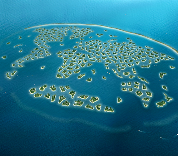 	Bár az építtetők szerint erről só sincs, a NASA felvételei szerint a dubai World Islands esetében is elkezdődött a süllyedés.