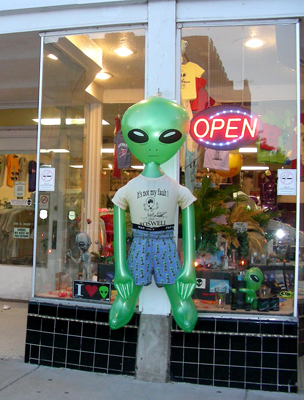 UFO-shop Roswellben