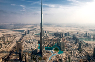 A 828 méter magas Burj Khalifa